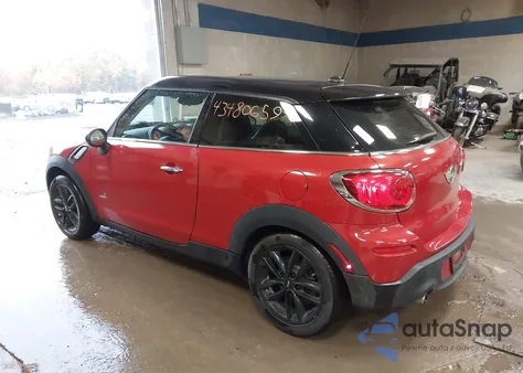 2013 Mini Paceman Cooper S z USA, uszkodzony, nr VIN WMWSS7C5XDWN52110